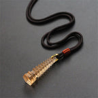 Fortune Jewel Liuli Ancient Pagoda Wisdom Necklace