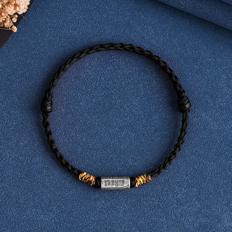 Fortune Jewel Handcrafted 925 Sterling Silver Everything Goes Well Design Protection Strength Bracelet Anklet