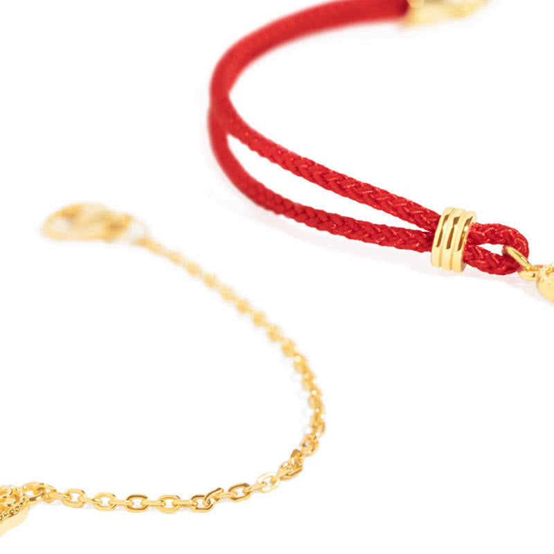 Fortune Jewel Lock of Good Wishes Luck Strength Chain Bracelet