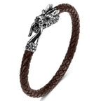 Fortune Jewel Dragon Titanium Steel Protection Luck Bracelet Fortune Jewel