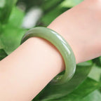 Fortune Jewel Jade Abundance Blessing Bangle Bracelet