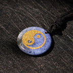 Fortune Jewel Various Crystal Amethyst Tiger Eye Green Aventurine Yin Yang Spiritual Necklace Pendant