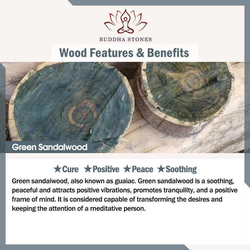 Fortune Jewel Multicolored Green Sandalwood Ebony Wood Red Sandalwood Peace Bracelet