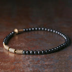 Fortune Jewel Rainbow Obsidian Copper Love Double Wrap Bracelet
