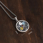 Fortune Jewel Tibetan Om Mani Padme Hum Purity Necklace Pendant