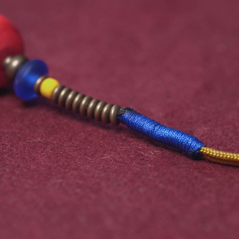 Fortune Jewel 108 Mala Beads Bodhi Seed Dzi Bead Peace Tassel Bracelet