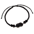 Fortune Jewel Handmade Natural Silver Sheen Obsidian Strawberry Quartz PiXiu Protection Braided Bracelet