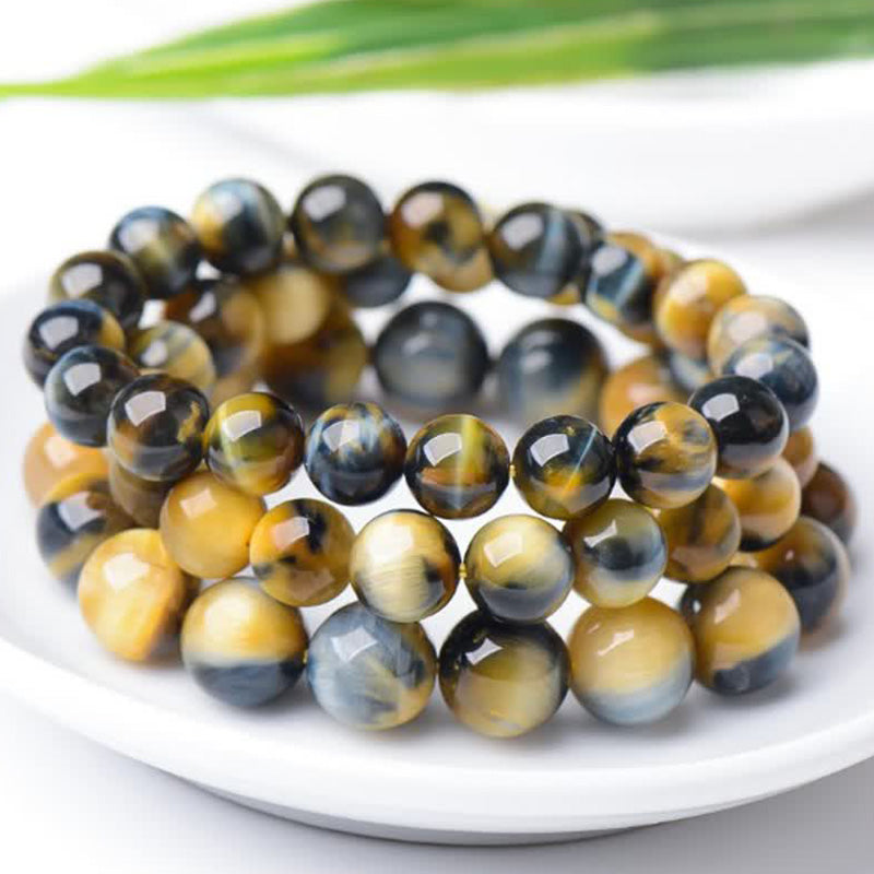Fortune Jewel Tiger Eye Protection Courage Strength Bracelet