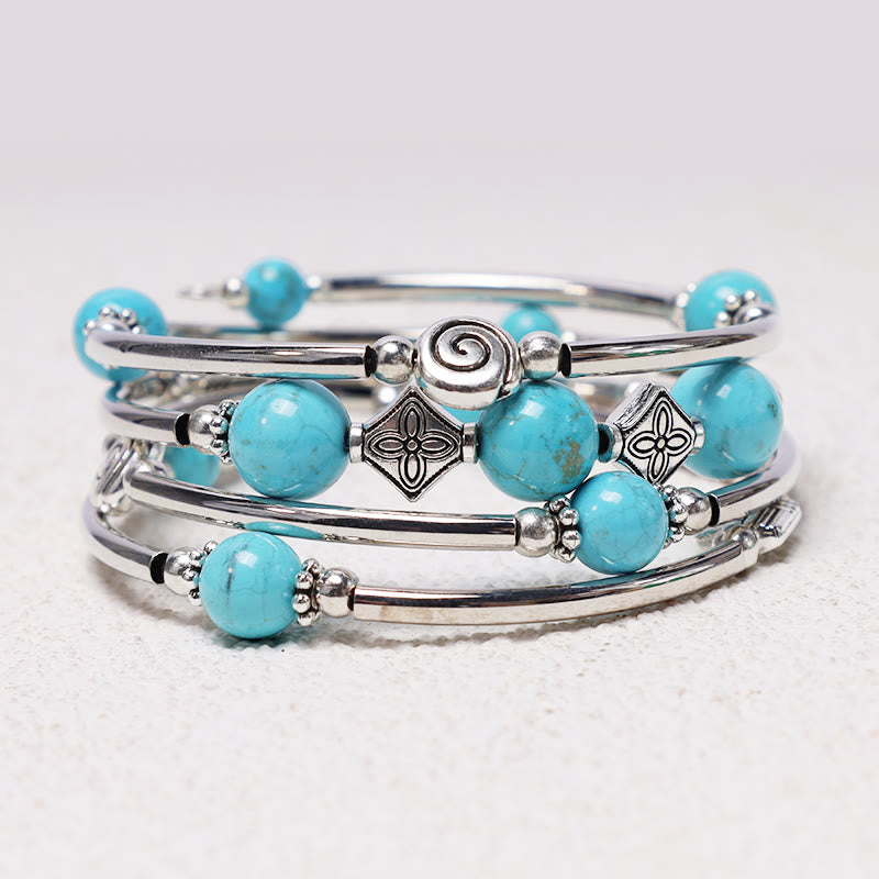 Fortune Jewel Tibetan Turquoise Balance Bracelet