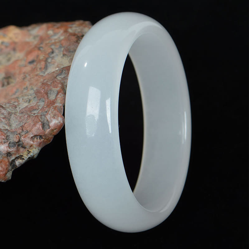 Fortune Jewel Natural Golden Silk Jade Wealth Luck Bracelet Bangle