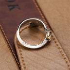 Fortune Jewel Tibetan Dorje Vajra Engraved Design Copper Luck Wealth Adjustable Ring