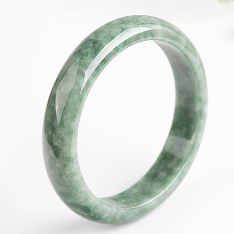 Fortune Jewel Natural Jade Luck Wealth Bangle Bracelet