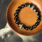 Fortune Jewel Chinese Zodiac Natal Buddha Obsidian Purification Bracelet
