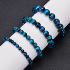 Fortune Jewel Blue Tiger Eye Protection Bracelet