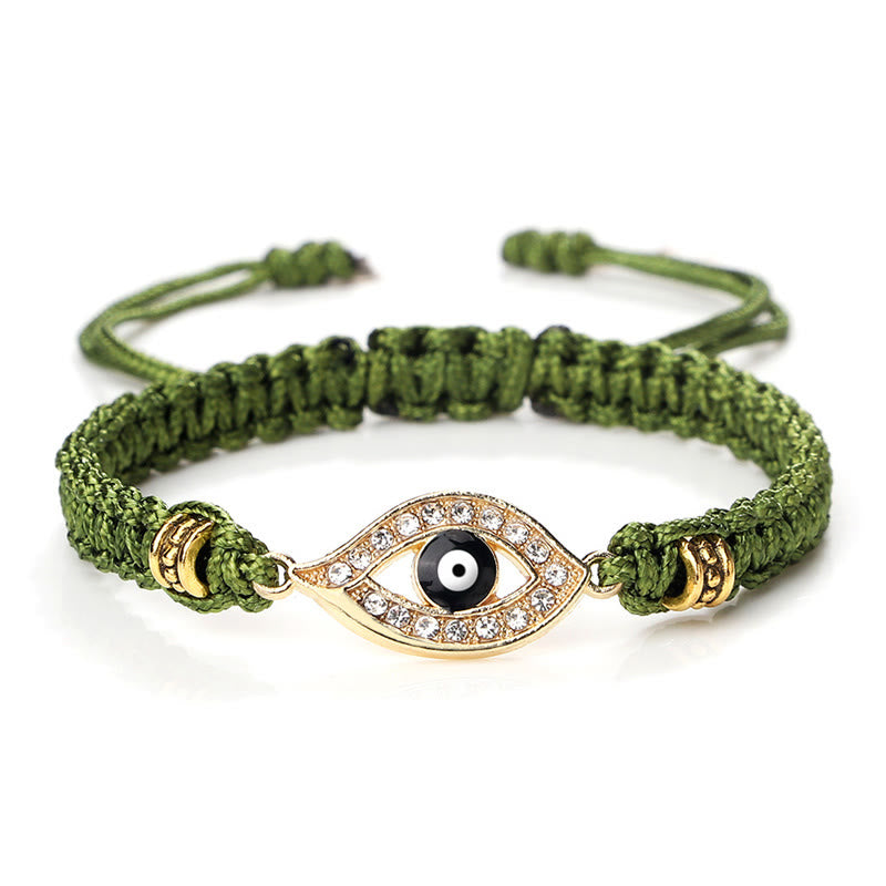 Fortune Jewel Evil Eye Keep Away Evil Spirits String Bracelet