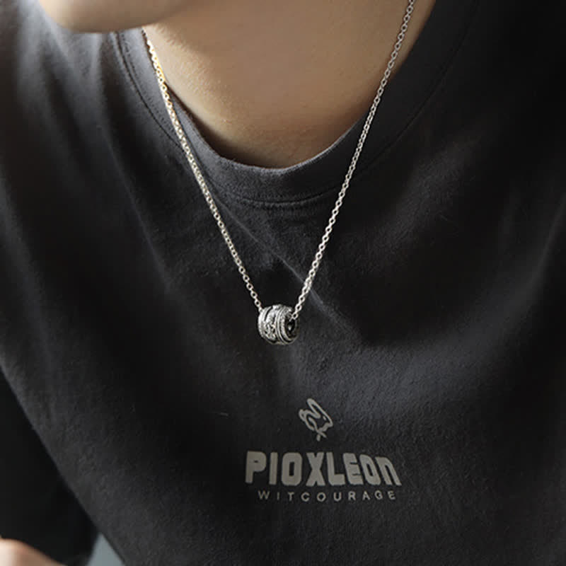 Fortune Jewel PiXiu Luck Wealth Rotatable Necklace Pendant