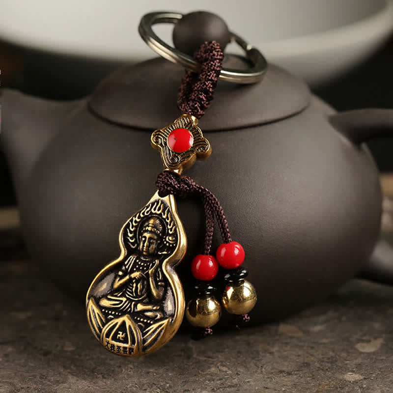 Fortune Jewel  Mahasthamaprapta Bodhisattva Buddha Blessing Keychain Fortune Jewel