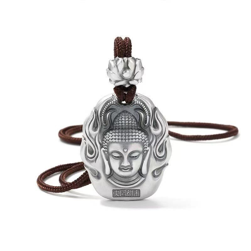Fortune Jewel Chinese Zodiac Natal Buddha Om Mani Padme Hum Lotus Compassion Necklace Pendant Fortune Jewel