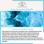 Fortune Jewel 108 Mala Beads Rhodonite Blue Crystal Lazulite Healing Bracelet