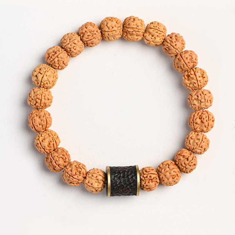 Fortune Jewel Tibet Rudraksha Bodhi Seed Wealth Auspiciousness Bracelet