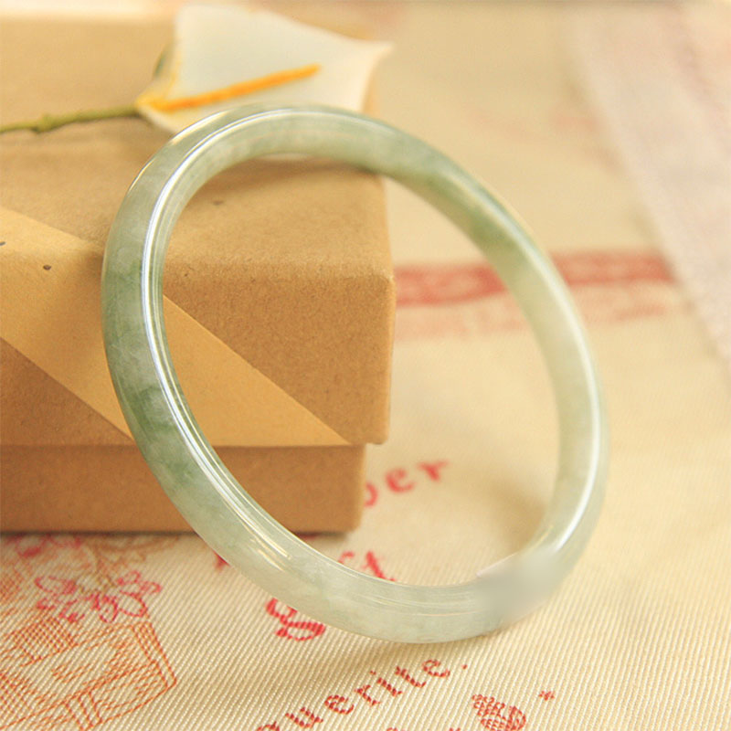 Fortune Jewel Natural Jade Peace Healing Bangle Bracelet