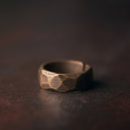 Fortune Jewel Tibetan Simple Design Copper Wealth Ring