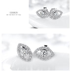 Fortune Jewel 925 Sterling Silver Evil Eye Symbol Protection Stud Earrings