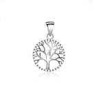 Fortune Jewel The Tree of Life 925 Sterling Silver Creation Necklace Pendant