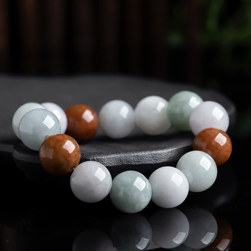 Fortune Jewel Natural Jade Healing Protection Bracelet