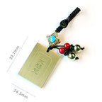 Fortune Jewel Feng Shui Yin Yang Bagua Wenchang Pen Pagoda Prayer Wheel Keychain Fortune Jewel