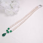 Fortune Jewel Pearl Bead Waterdrop Calm Peace Necklace Pendant
