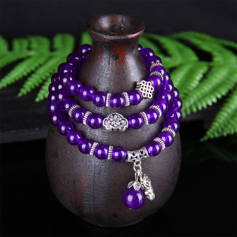 Fortune Jewel The Amethyst Pixiu Wealth Bracelet