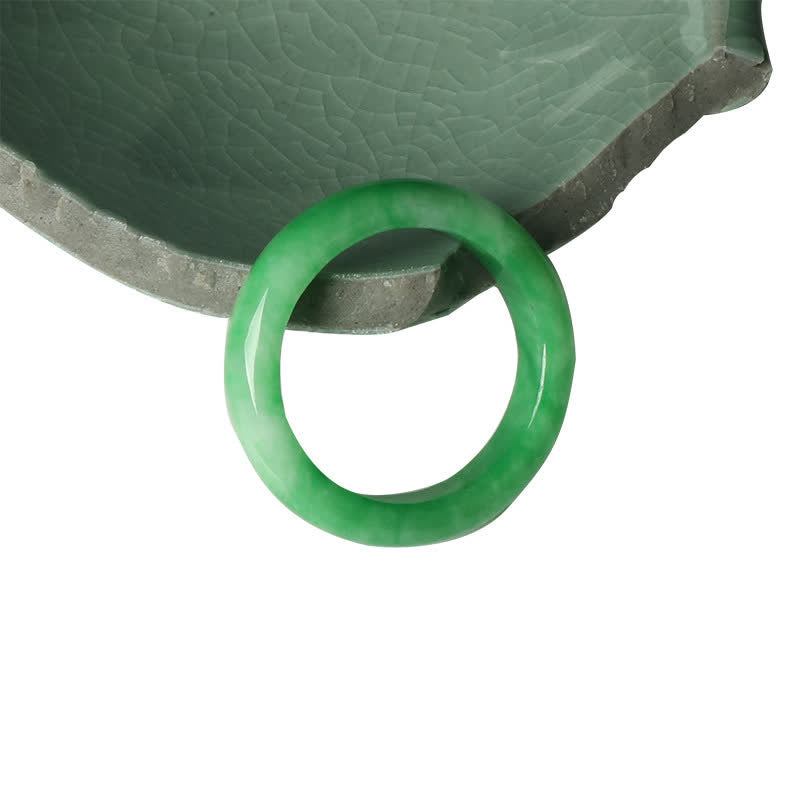 Fortune Jewel  Jade Abundance Luck Ring