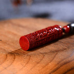 Fortune Jewel Tibetan Cinnabar Mantra Concentration String Necklace