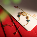 Fortune Jewel 925 Sterling Silver Hetian White Jade Water Drop Chain Necklace Pendant Bracelet