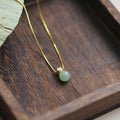 Fortune Jewel Lucky Bead Jade Prosperity Chain Necklace Pendant