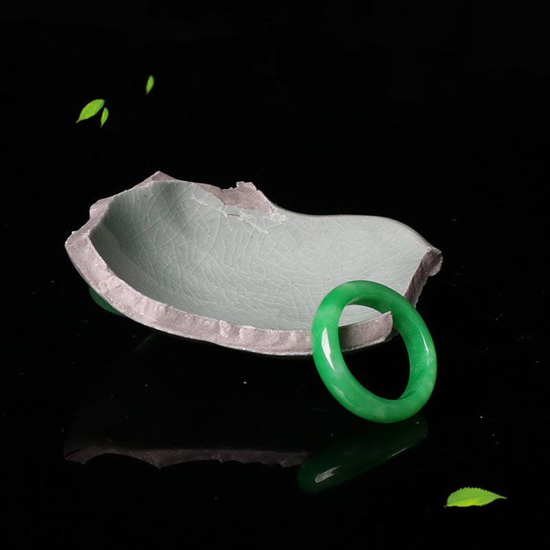 Fortune Jewel  Jade Abundance Luck Ring