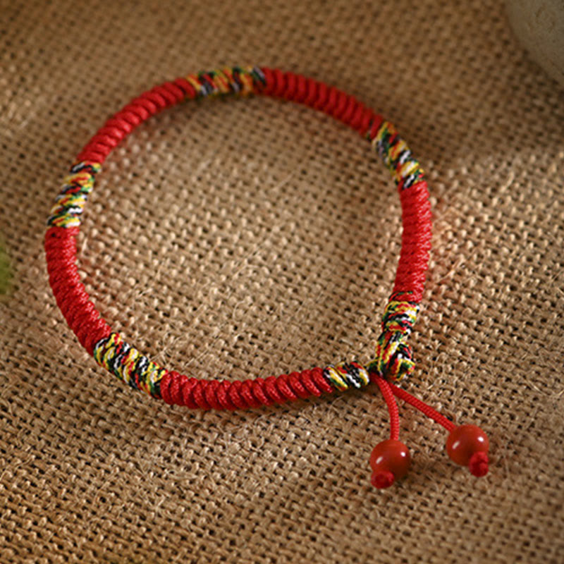 Fortune Jewel Five Colors King Kong Knot String Protection Luck Bracelet