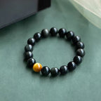 Fortune Jewel Natural Rainbow Obsidian Tiger Eye Positive Love Bracelet