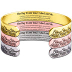 Fortune Jewel The Day I Lost You Memorial Harmony Bracelet Bangle