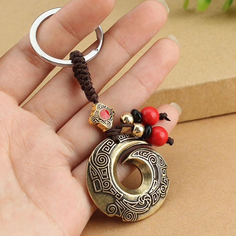 Fortune Jewel Good Luck Fortune Copper Wealth Key Chain