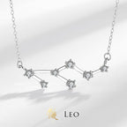 Fortune Jewel 925 Sterling Silver 12 Constellations of the Zodiac Astrology Blessing Necklace Pendant
