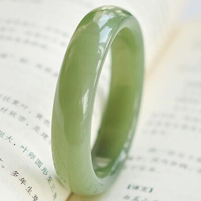 Fortune Jewel Jade Abundance Blessing Bangle Bracelet
