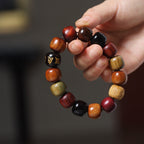 Fortune Jewel Tibet Various Wood Om Mani Padme Hum Purity Bracelet