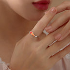 Fortune Jewel Koi Fish Copper Balance Luck Adjustable Ring