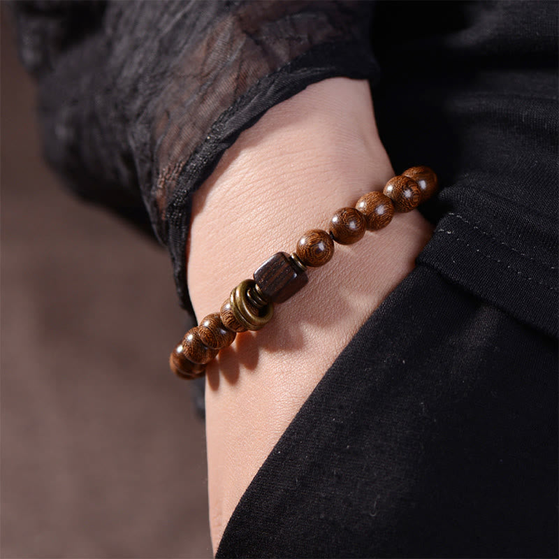 Fortune Jewel Phoebe Zhennan Wood Spirituality Bracelet