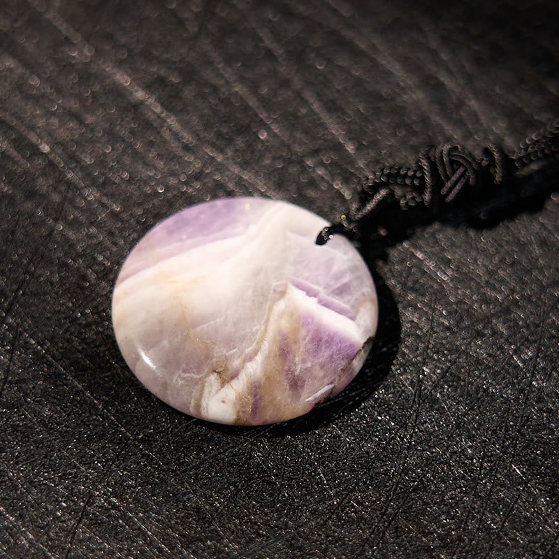 Fortune Jewel Various Crystal Amethyst Tiger Eye Green Aventurine Yin Yang Spiritual Necklace Pendant