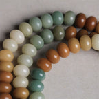 Fortune Jewel 108 Mala Beads Gradient Bodhi Seed Buddha Hand Engraved Peace Bracelet