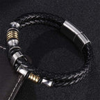 Fortune Jewel Layered Leather Weave Fortune Bracelet