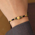 Fortune Jewel Tibet Handmade Love Heart King Kong Knot Luck Braided Bracelet